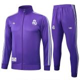 Chándal Real Madrid 2025/26-Purple (Cremallera larga)